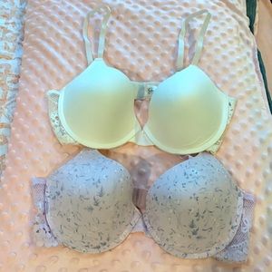 NWOT Jessica Simpson 2 pack micro fiber T-shirt bra set